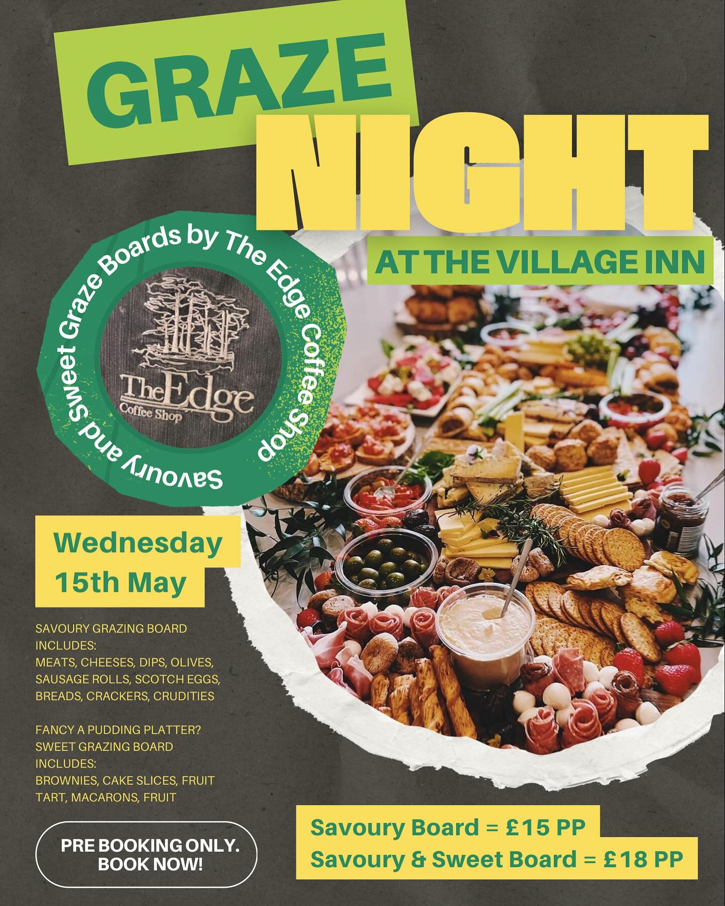 Graze Night at The Village Inn, Kingswood